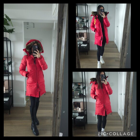 Parajumper Winter - Long Bear Parka Down Jacket - Women's XXS Red - Picture 10 of 15